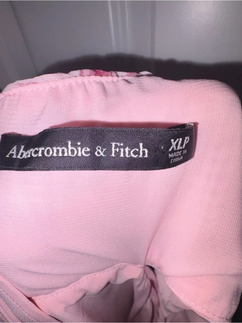 Abercrombie & Fitch Light Pink Dress Top